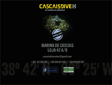 Tablet Screenshot of cascaisdive.com